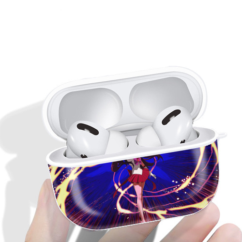 美少女戦士セーラームーン Sailor Moon 【AirPods Pro用】ハードシェル保護ケース 耐衝撃・防指紋・カラビナ付き商品仕様