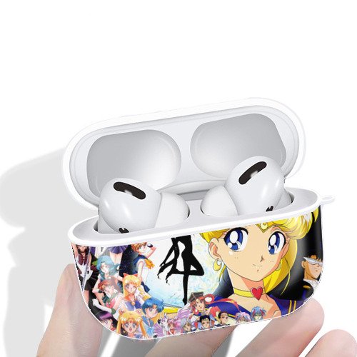 美少女戦士セーラームーン Sailor Moon 【AirPods Pro用】ハードシェル保護ケース 耐衝撃・防指紋・カラビナ付き商品仕様