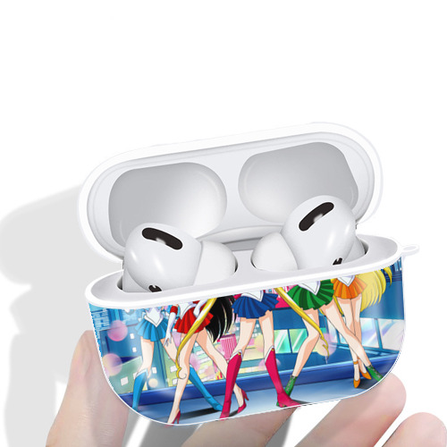 美少女戦士セーラームーン Sailor Moon 【AirPods Pro用】ハードシェル保護ケース 耐衝撃・防指紋・カラビナ付き商品仕様