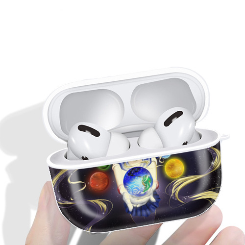 美少女戦士セーラームーン Sailor Moon 【AirPods Pro用】ハードシェル保護ケース 耐衝撃・防指紋・カラビナ付き商品仕様