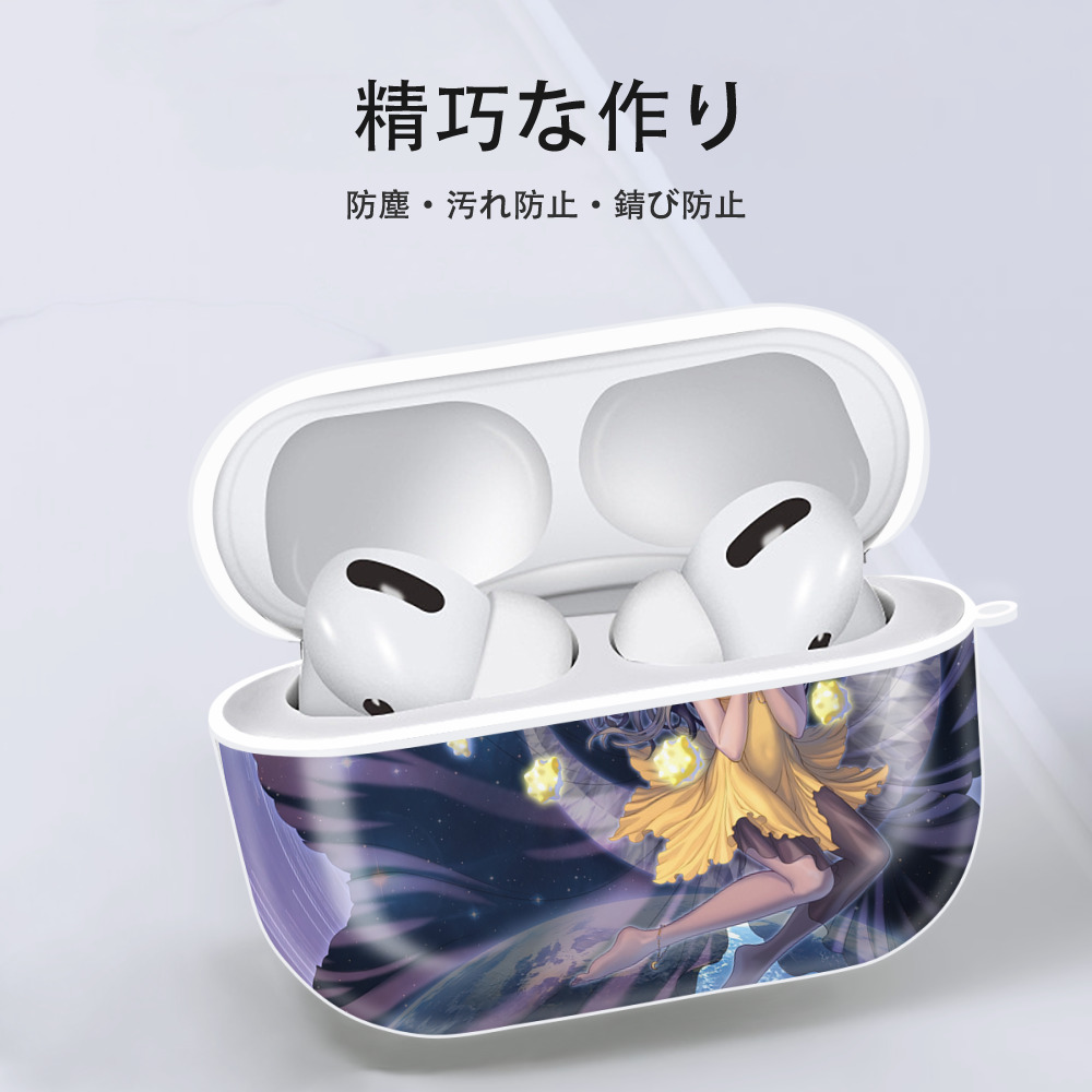 美少女戦士セーラームーン Sailor Moon 【AirPods Pro用】ハードシェル保護ケース 耐衝撃・防指紋・カラビナ付き商品仕様