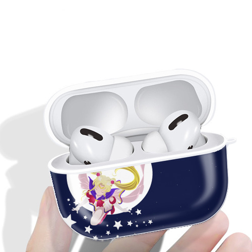 美少女戦士セーラームーン Sailor Moon 【AirPods Pro用】ハードシェル保護ケース 耐衝撃・防指紋・カラビナ付き商品仕様
