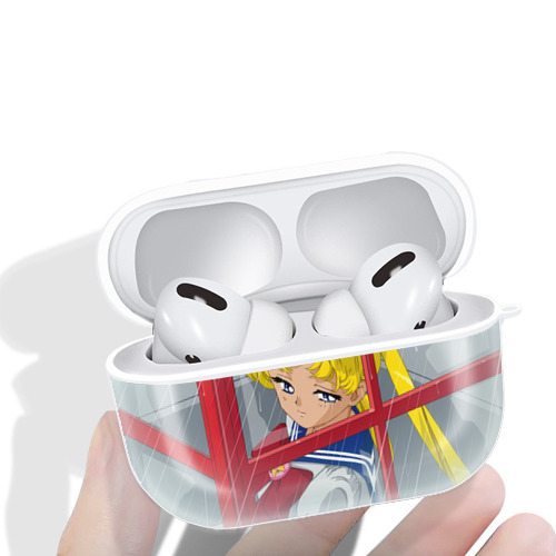 美少女戦士セーラームーン Sailor Moon 【AirPods Pro用】ハードシェル保護ケース 耐衝撃・防指紋・カラビナ付き商品仕様