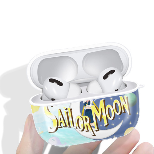 美少女戦士セーラームーン Sailor Moon 【AirPods Pro用】ハードシェル保護ケース 耐衝撃・防指紋・カラビナ付き商品仕様