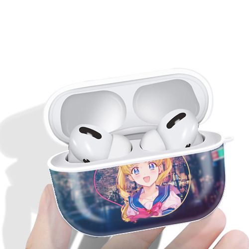 美少女戦士セーラームーン Sailor Moon 【AirPods Pro用】ハードシェル保護ケース 耐衝撃・防指紋・カラビナ付き商品仕様