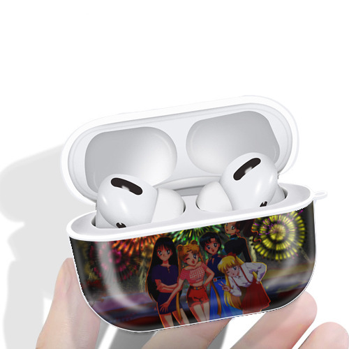 美少女戦士セーラームーン Sailor Moon 【AirPods Pro用】ハードシェル保護ケース 耐衝撃・防指紋・カラビナ付き商品仕様