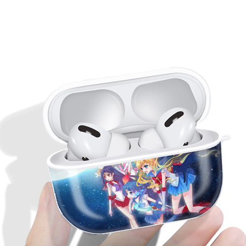 美少女戦士セーラームーン Sailor Moon 【AirPods Pro用】ハードシェル保護ケース 耐衝撃・防指紋・カラビナ付き商品仕様