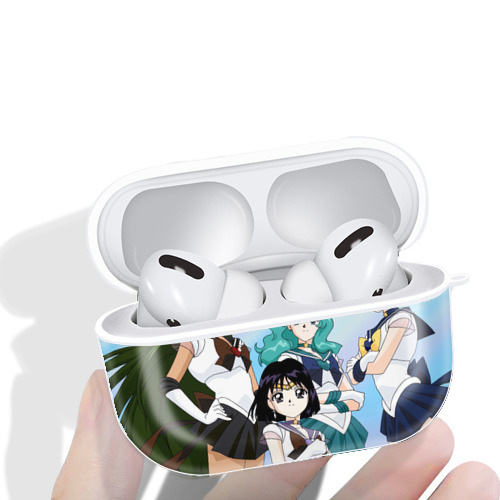 美少女戦士セーラームーン Sailor Moon 【AirPods Pro用】ハードシェル保護ケース 耐衝撃・防指紋・カラビナ付き商品仕様