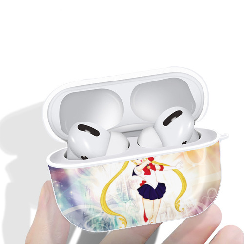 美少女戦士セーラームーン Sailor Moon 【AirPods Pro用】ハードシェル保護ケース 耐衝撃・防指紋・カラビナ付き商品仕様