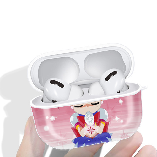 美少女戦士セーラームーン Sailor Moon 【AirPods Pro用】ハードシェル保護ケース 耐衝撃・防指紋・カラビナ付き商品仕様