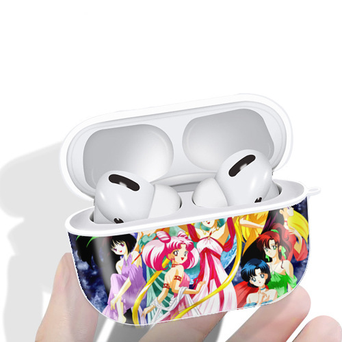 美少女戦士セーラームーン Sailor Moon 【AirPods Pro用】ハードシェル保護ケース 耐衝撃・防指紋・カラビナ付き商品仕様