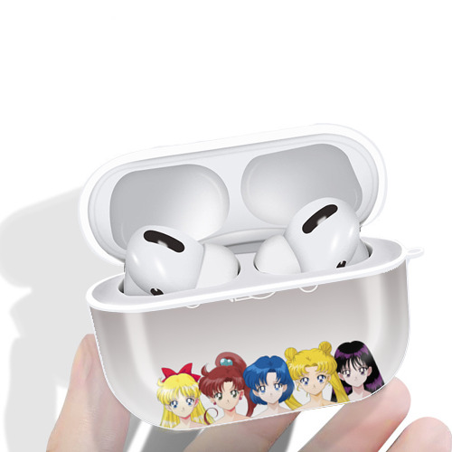 美少女戦士セーラームーン Sailor Moon 【AirPods Pro用】ハードシェル保護ケース 耐衝撃・防指紋・カラビナ付き商品仕様