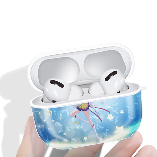 美少女戦士セーラームーン Sailor Moon 【AirPods Pro用】ハードシェル保護ケース 耐衝撃・防指紋・カラビナ付き商品仕様