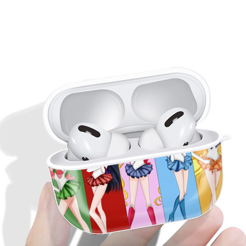 美少女戦士セーラームーン Sailor Moon 【AirPods Pro用】ハードシェル保護ケース 耐衝撃・防指紋・カラビナ付き商品仕様