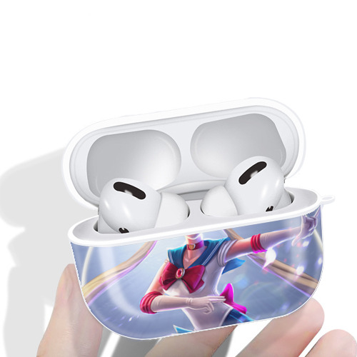 美少女戦士セーラームーン Sailor Moon 【AirPods Pro用】ハードシェル保護ケース 耐衝撃・防指紋・カラビナ付き商品仕様
