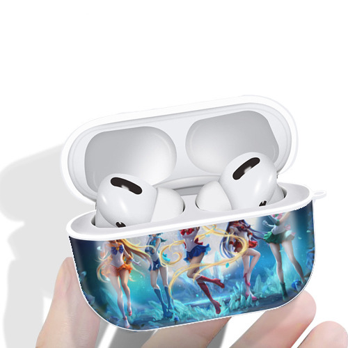 美少女戦士セーラームーン Sailor Moon 【AirPods Pro用】ハードシェル保護ケース 耐衝撃・防指紋・カラビナ付き商品仕様
