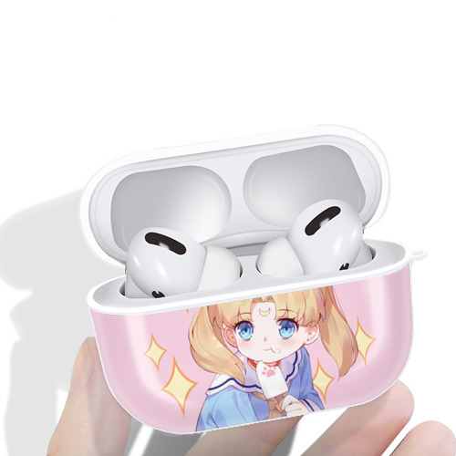 美少女戦士セーラームーン Sailor Moon 【AirPods Pro用】ハードシェル保護ケース 耐衝撃・防指紋・カラビナ付き商品仕様