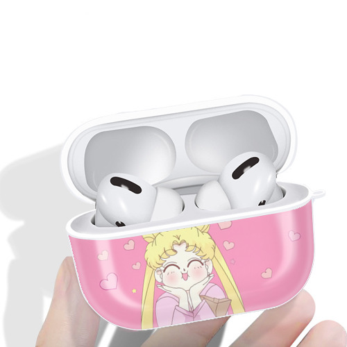美少女戦士セーラームーン Sailor Moon 【AirPods Pro用】ハードシェル保護ケース 耐衝撃・防指紋・カラビナ付き商品仕様