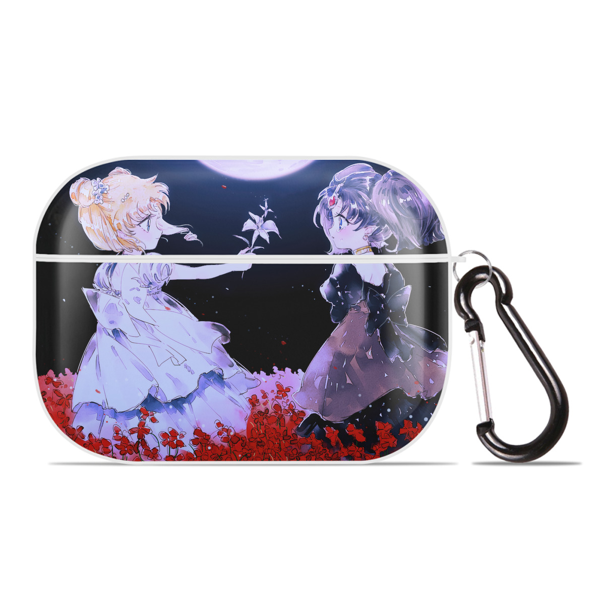 （画像用） 美少女戦士セーラームーン Sailor Moon 【AirPods Pro用】ハードシェル保護ケース 耐衝撃・防指紋・カラビナ付き商品仕様