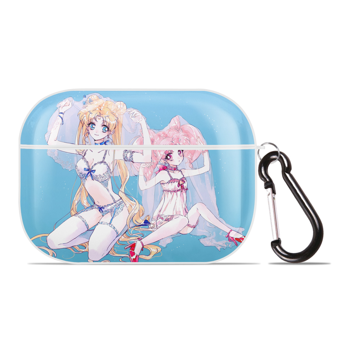（画像用） 美少女戦士セーラームーン Sailor Moon 【AirPods Pro用】ハードシェル保護ケース 耐衝撃・防指紋・カラビナ付き商品仕様