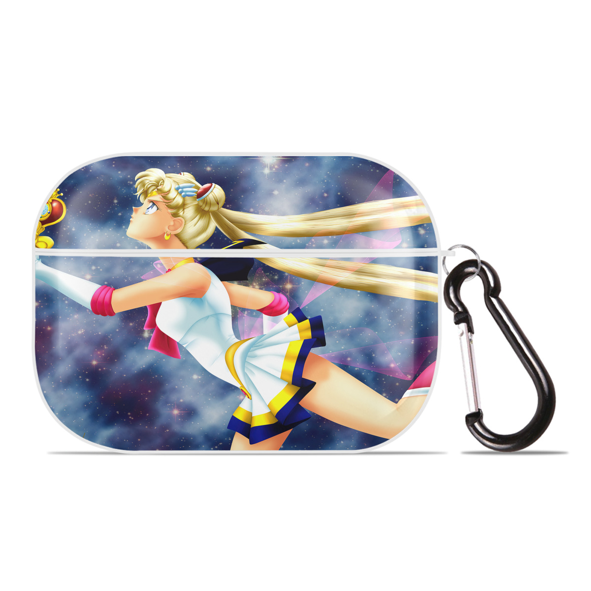 （画像用） 美少女戦士セーラームーン Sailor Moon 【AirPods Pro用】ハードシェル保護ケース 耐衝撃・防指紋・カラビナ付き商品仕様
