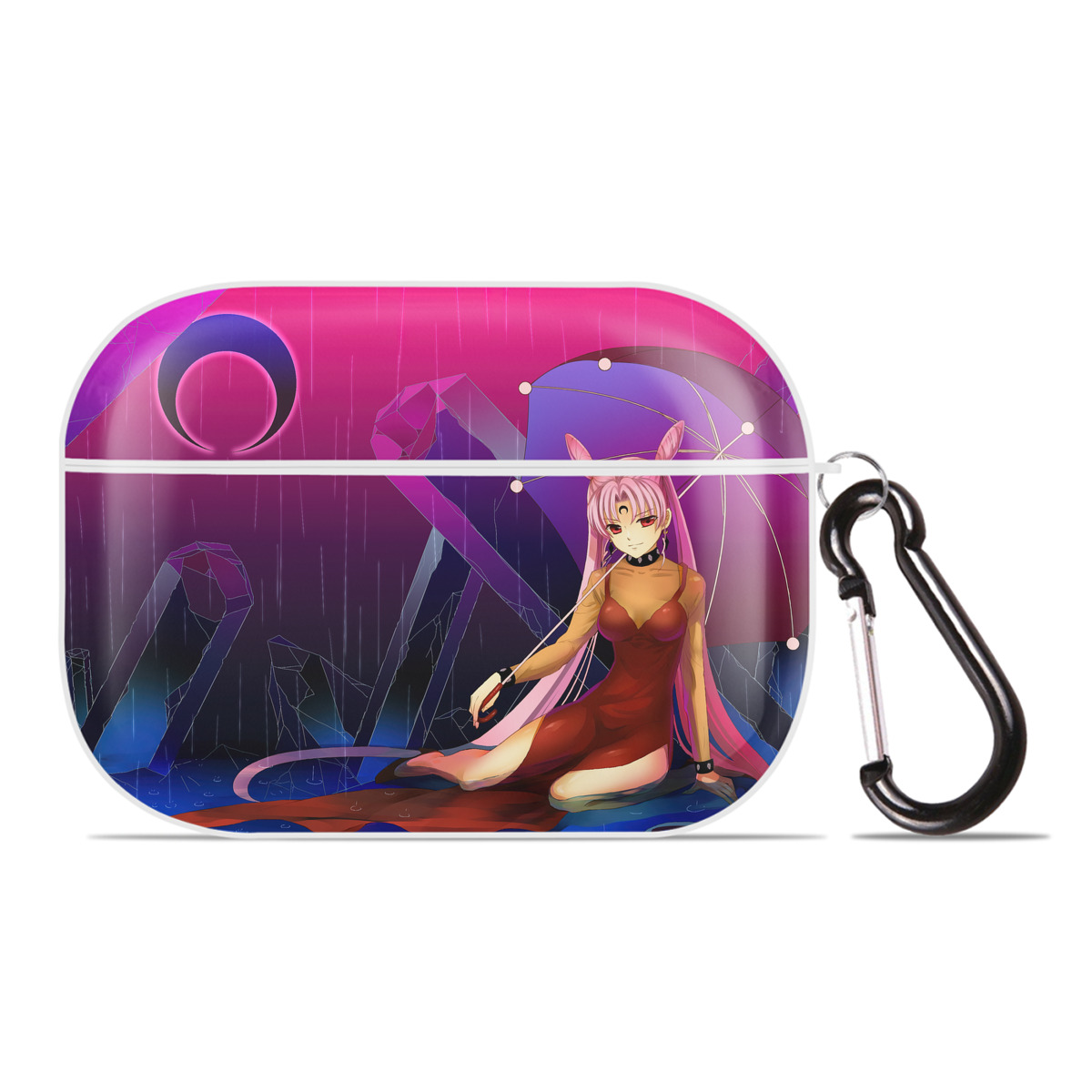 （画像用） 美少女戦士セーラームーン Sailor Moon 【AirPods Pro用】ハードシェル保護ケース 耐衝撃・防指紋・カラビナ付き商品仕様
