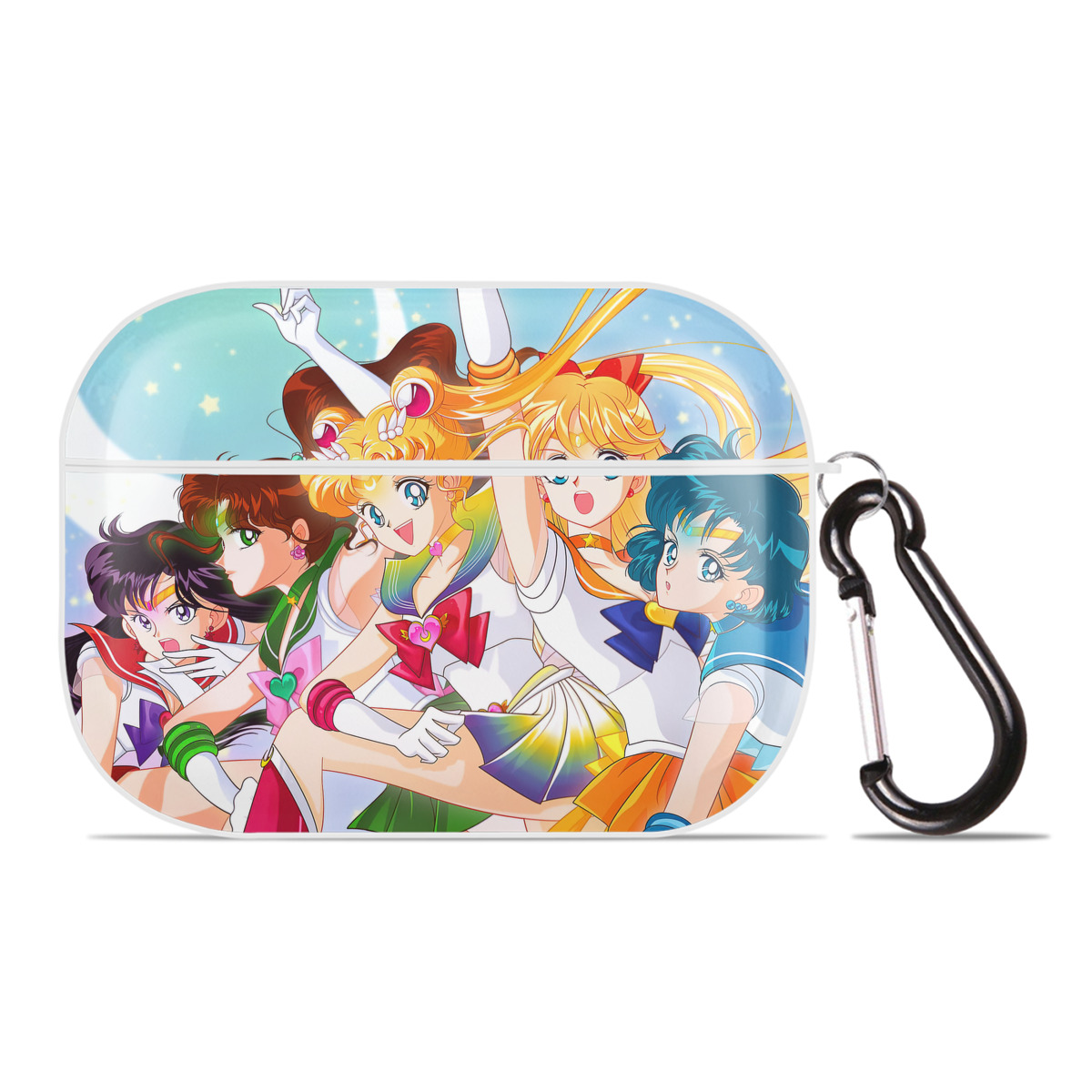 （画像用） 美少女戦士セーラームーン Sailor Moon 【AirPods Pro用】ハードシェル保護ケース 耐衝撃・防指紋・カラビナ付き商品仕様