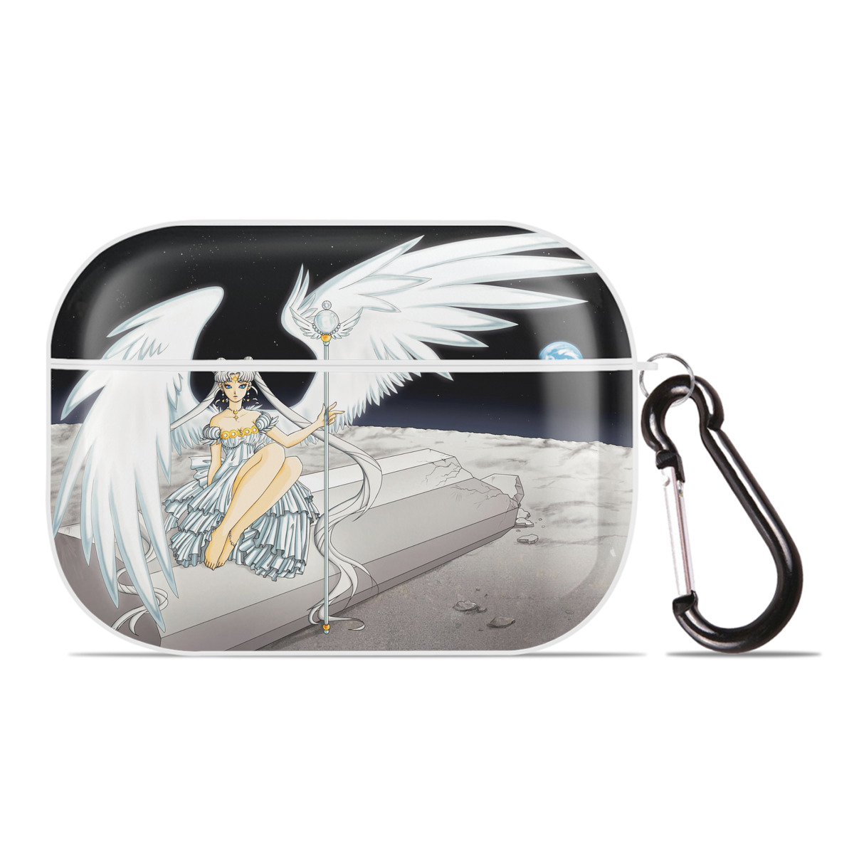 （画像用） 美少女戦士セーラームーン Sailor Moon 【AirPods Pro用】ハードシェル保護ケース 耐衝撃・防指紋・カラビナ付き商品仕様