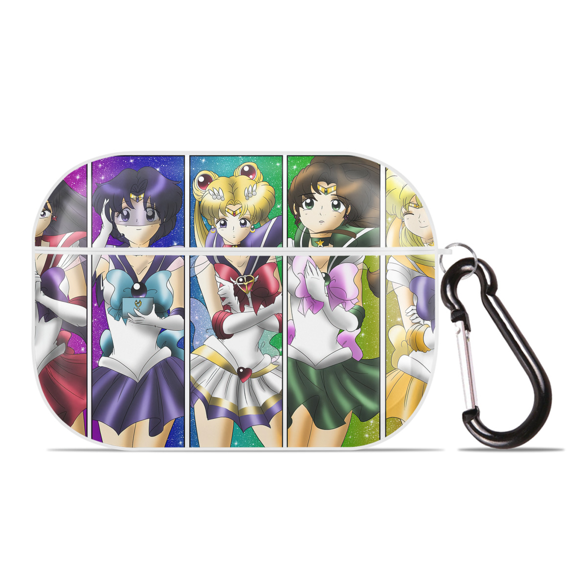 （画像用） 美少女戦士セーラームーン Sailor Moon 【AirPods Pro用】ハードシェル保護ケース 耐衝撃・防指紋・カラビナ付き商品仕様