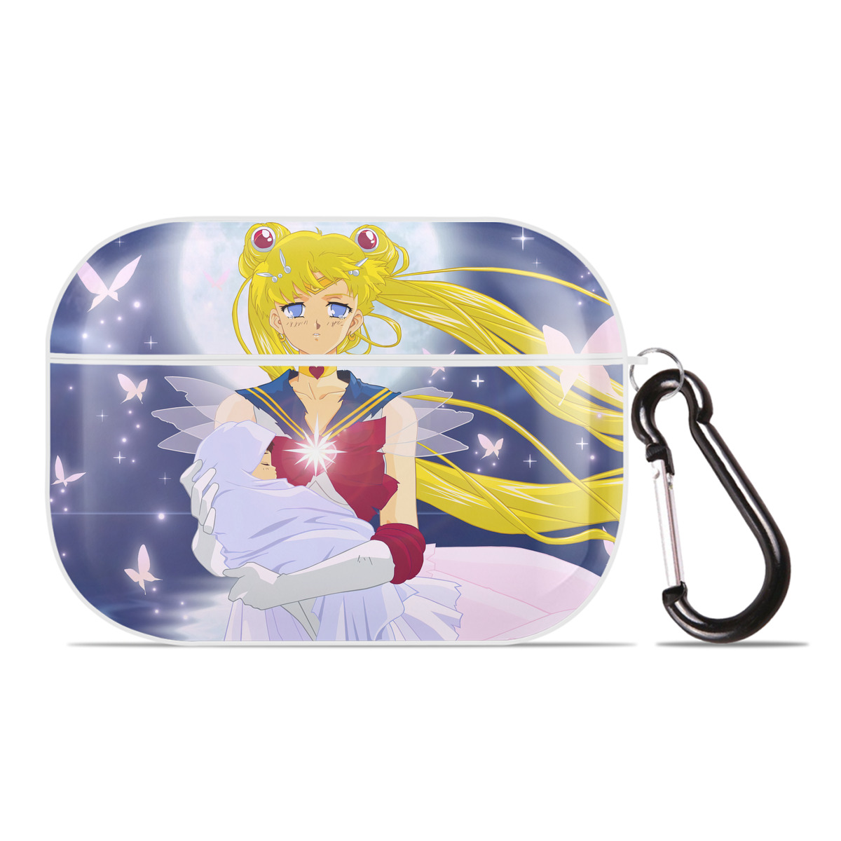 （画像用） 美少女戦士セーラームーン Sailor Moon 【AirPods Pro用】ハードシェル保護ケース 耐衝撃・防指紋・カラビナ付き商品仕様
