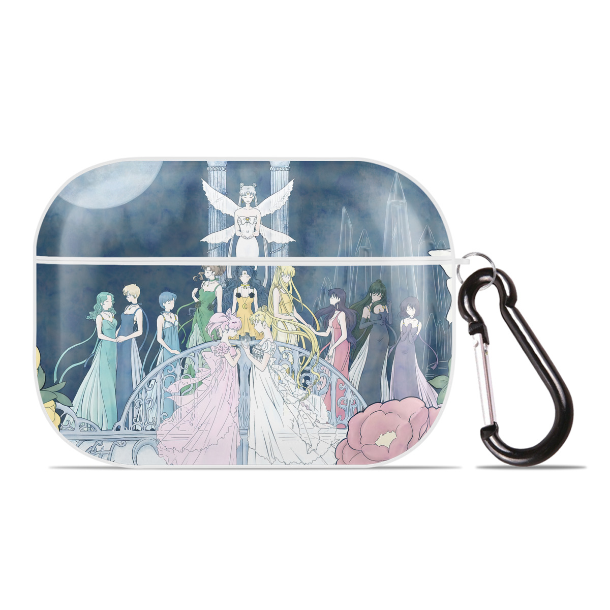 （画像用） 美少女戦士セーラームーン Sailor Moon 【AirPods Pro用】ハードシェル保護ケース 耐衝撃・防指紋・カラビナ付き商品仕様