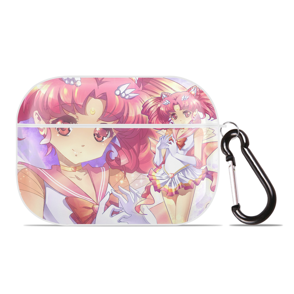（画像用） 美少女戦士セーラームーン Sailor Moon 【AirPods Pro用】ハードシェル保護ケース 耐衝撃・防指紋・カラビナ付き商品仕様