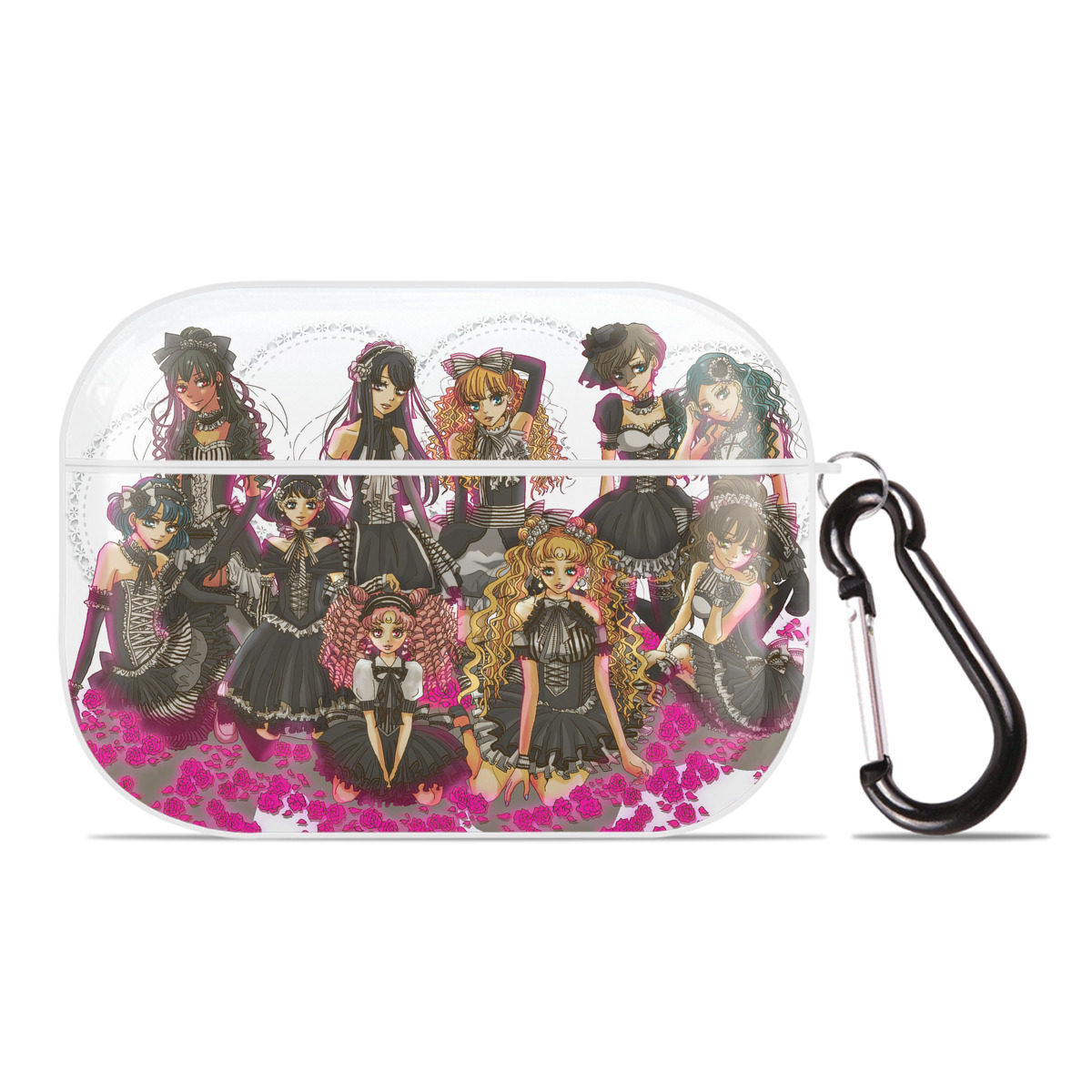 （画像用） 美少女戦士セーラームーン Sailor Moon 【AirPods Pro用】ハードシェル保護ケース 耐衝撃・防指紋・カラビナ付き商品仕様