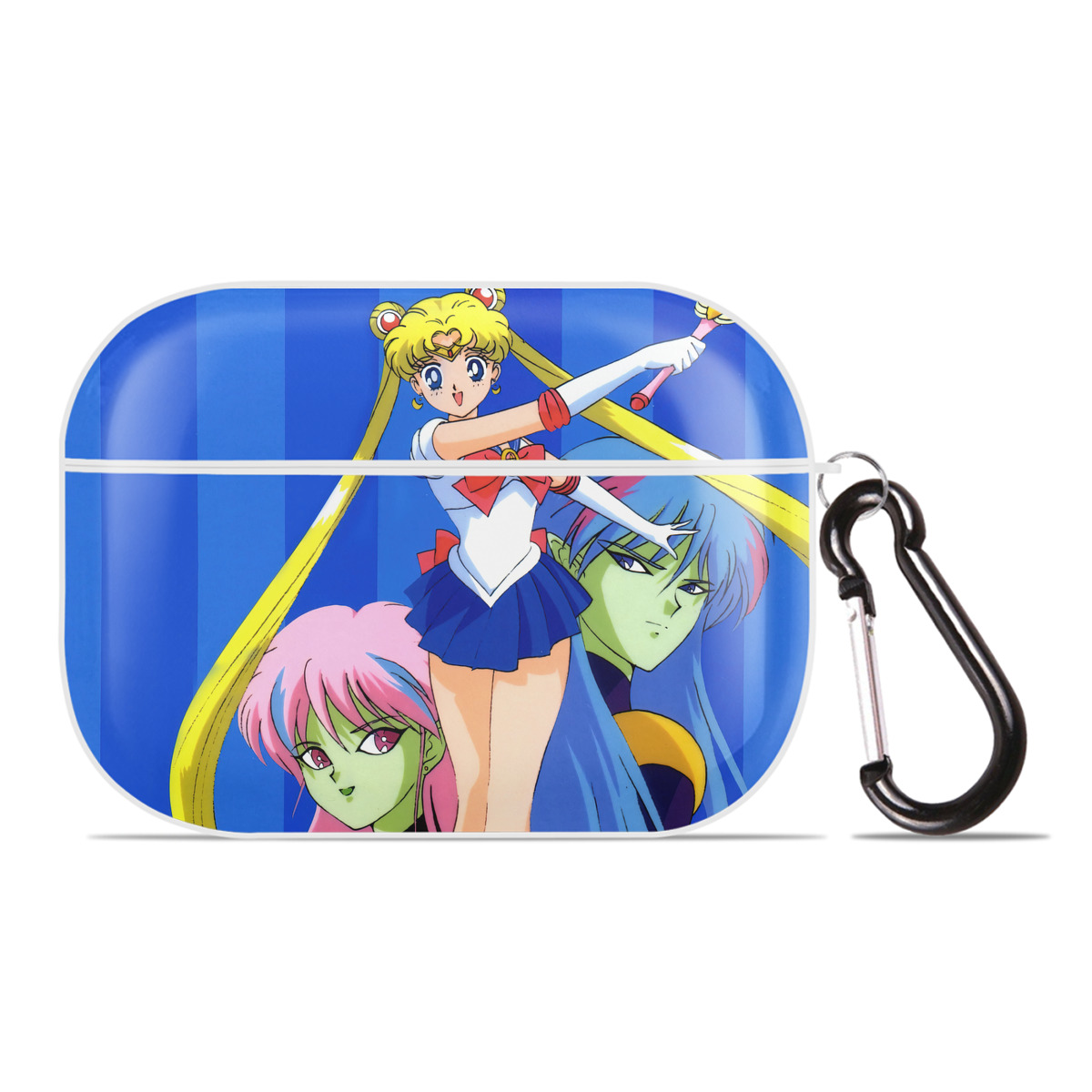 （画像用） 美少女戦士セーラームーン Sailor Moon 【AirPods Pro用】ハードシェル保護ケース 耐衝撃・防指紋・カラビナ付き商品仕様