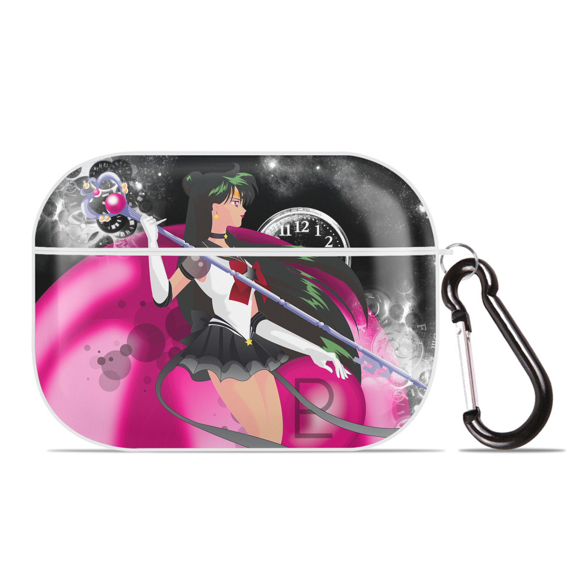 （画像用） 美少女戦士セーラームーン Sailor Moon 【AirPods Pro用】ハードシェル保護ケース 耐衝撃・防指紋・カラビナ付き商品仕様
