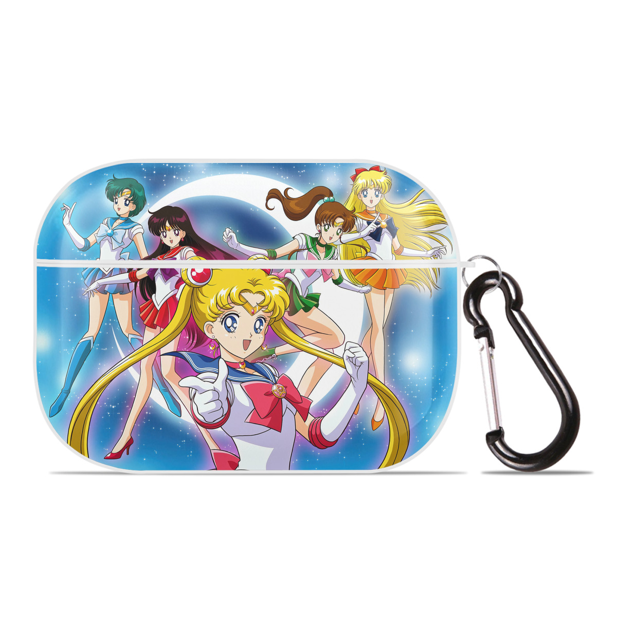 （画像用） 美少女戦士セーラームーン Sailor Moon 【AirPods Pro用】ハードシェル保護ケース 耐衝撃・防指紋・カラビナ付き商品仕様