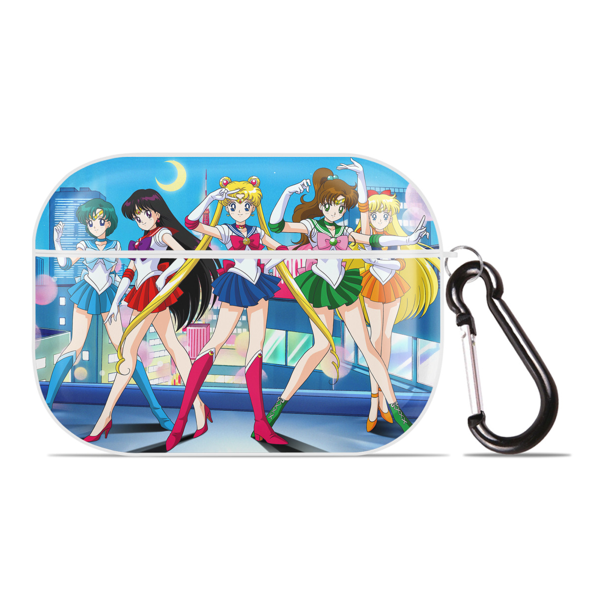 （画像用） 美少女戦士セーラームーン Sailor Moon 【AirPods Pro用】ハードシェル保護ケース 耐衝撃・防指紋・カラビナ付き商品仕様