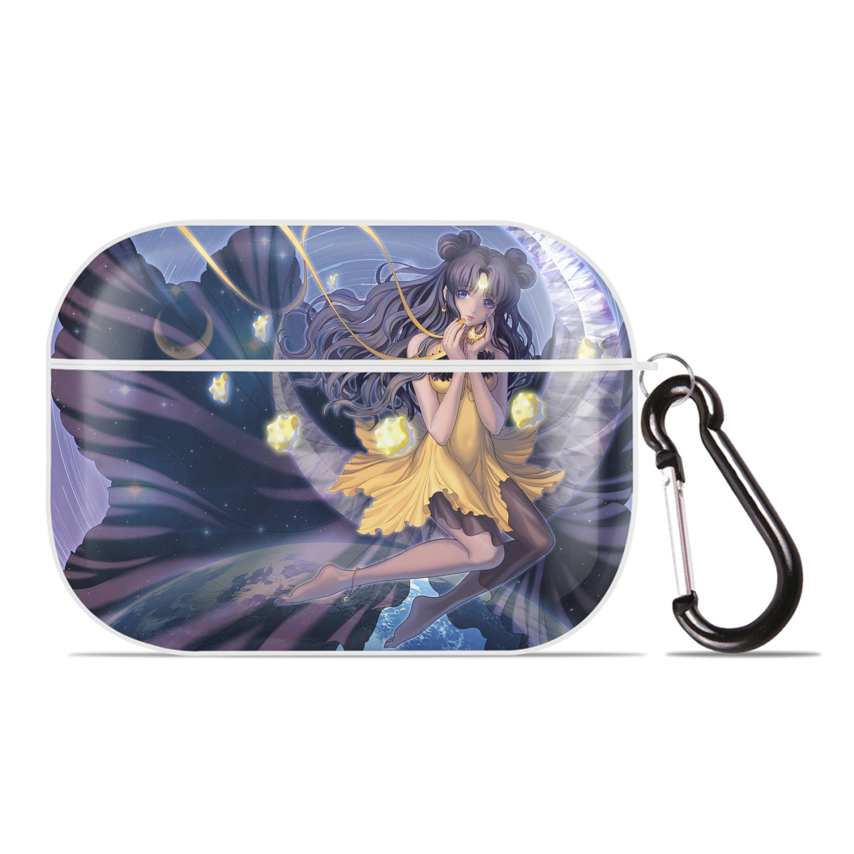 （画像用） 美少女戦士セーラームーン Sailor Moon 【AirPods Pro用】ハードシェル保護ケース 耐衝撃・防指紋・カラビナ付き商品仕様