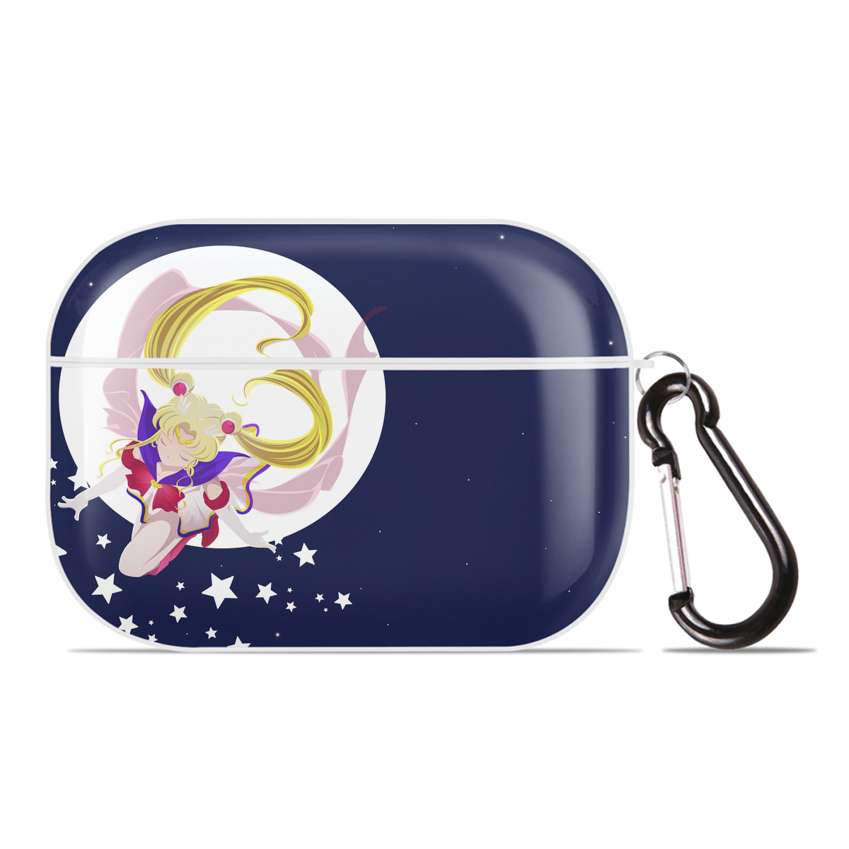 （画像用） 美少女戦士セーラームーン Sailor Moon 【AirPods Pro用】ハードシェル保護ケース 耐衝撃・防指紋・カラビナ付き商品仕様