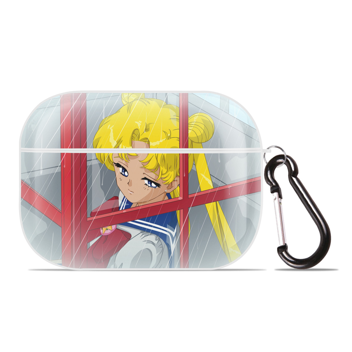（画像用） 美少女戦士セーラームーン Sailor Moon 【AirPods Pro用】ハードシェル保護ケース 耐衝撃・防指紋・カラビナ付き商品仕様