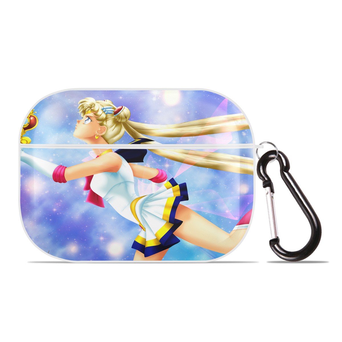（画像用） 美少女戦士セーラームーン Sailor Moon 【AirPods Pro用】ハードシェル保護ケース 耐衝撃・防指紋・カラビナ付き商品仕様