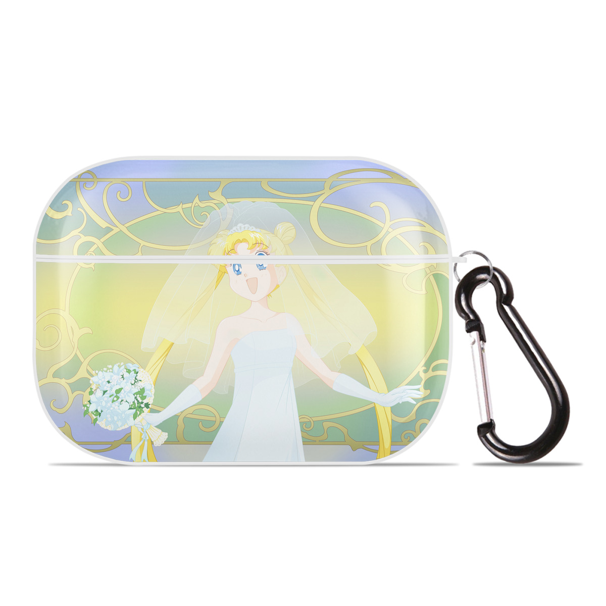 （画像用） 美少女戦士セーラームーン Sailor Moon 【AirPods Pro用】ハードシェル保護ケース 耐衝撃・防指紋・カラビナ付き商品仕様