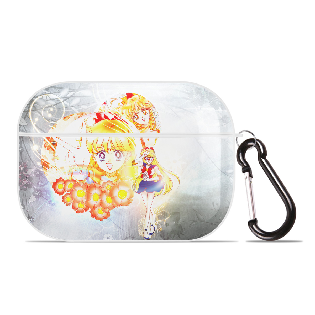 （画像用） 美少女戦士セーラームーン Sailor Moon 【AirPods Pro用】ハードシェル保護ケース 耐衝撃・防指紋・カラビナ付き商品仕様