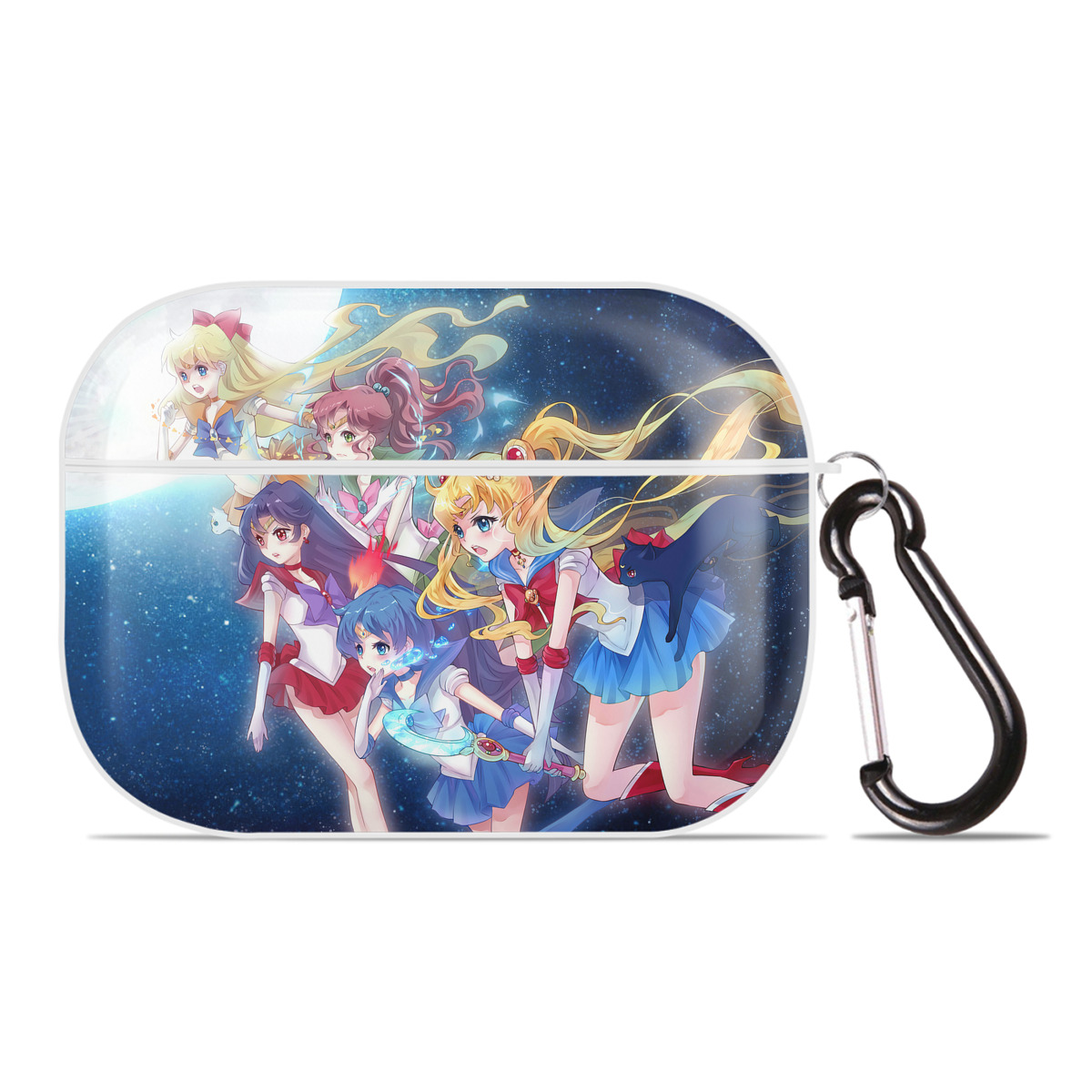 （画像用） 美少女戦士セーラームーン Sailor Moon 【AirPods Pro用】ハードシェル保護ケース 耐衝撃・防指紋・カラビナ付き商品仕様
