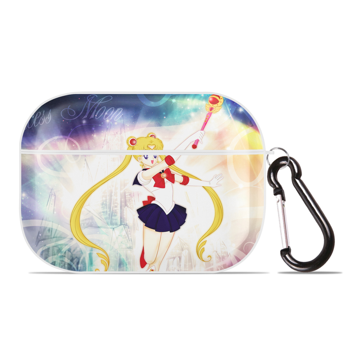 （画像用） 美少女戦士セーラームーン Sailor Moon 【AirPods Pro用】ハードシェル保護ケース 耐衝撃・防指紋・カラビナ付き商品仕様