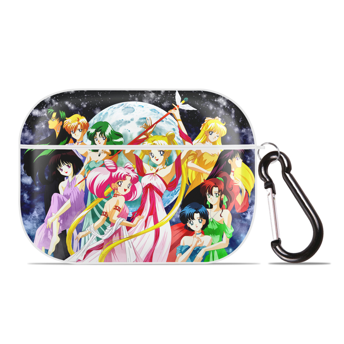 （画像用） 美少女戦士セーラームーン Sailor Moon 【AirPods Pro用】ハードシェル保護ケース 耐衝撃・防指紋・カラビナ付き商品仕様