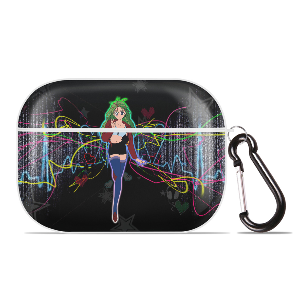 （画像用） 美少女戦士セーラームーン Sailor Moon 【AirPods Pro用】ハードシェル保護ケース 耐衝撃・防指紋・カラビナ付き商品仕様