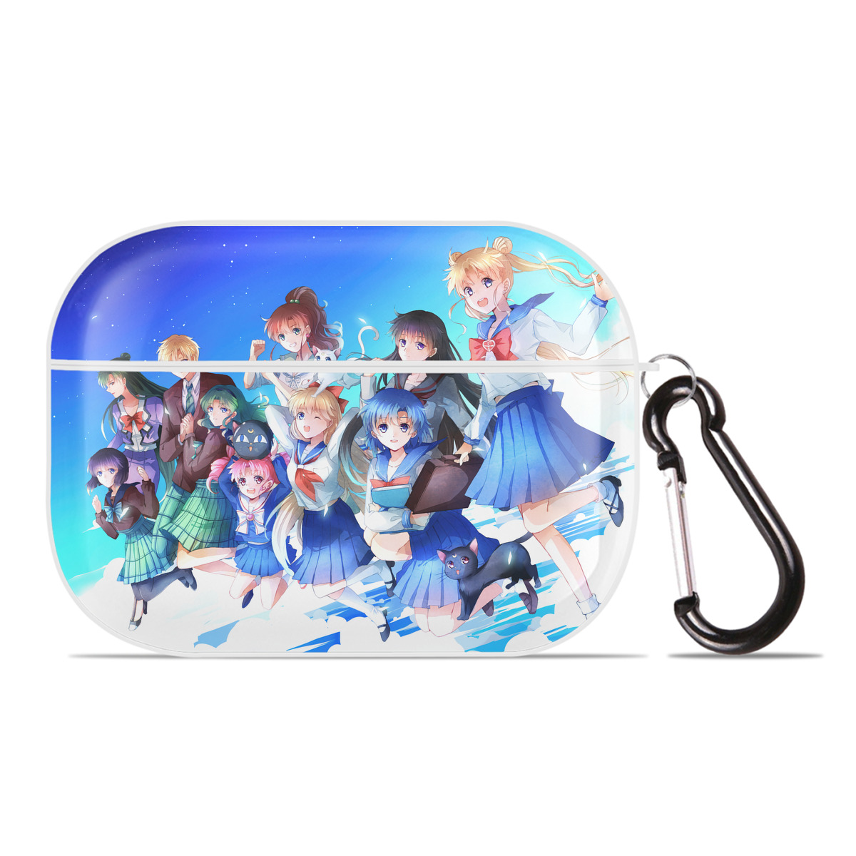 （画像用） 美少女戦士セーラームーン Sailor Moon 【AirPods Pro用】ハードシェル保護ケース 耐衝撃・防指紋・カラビナ付き商品仕様