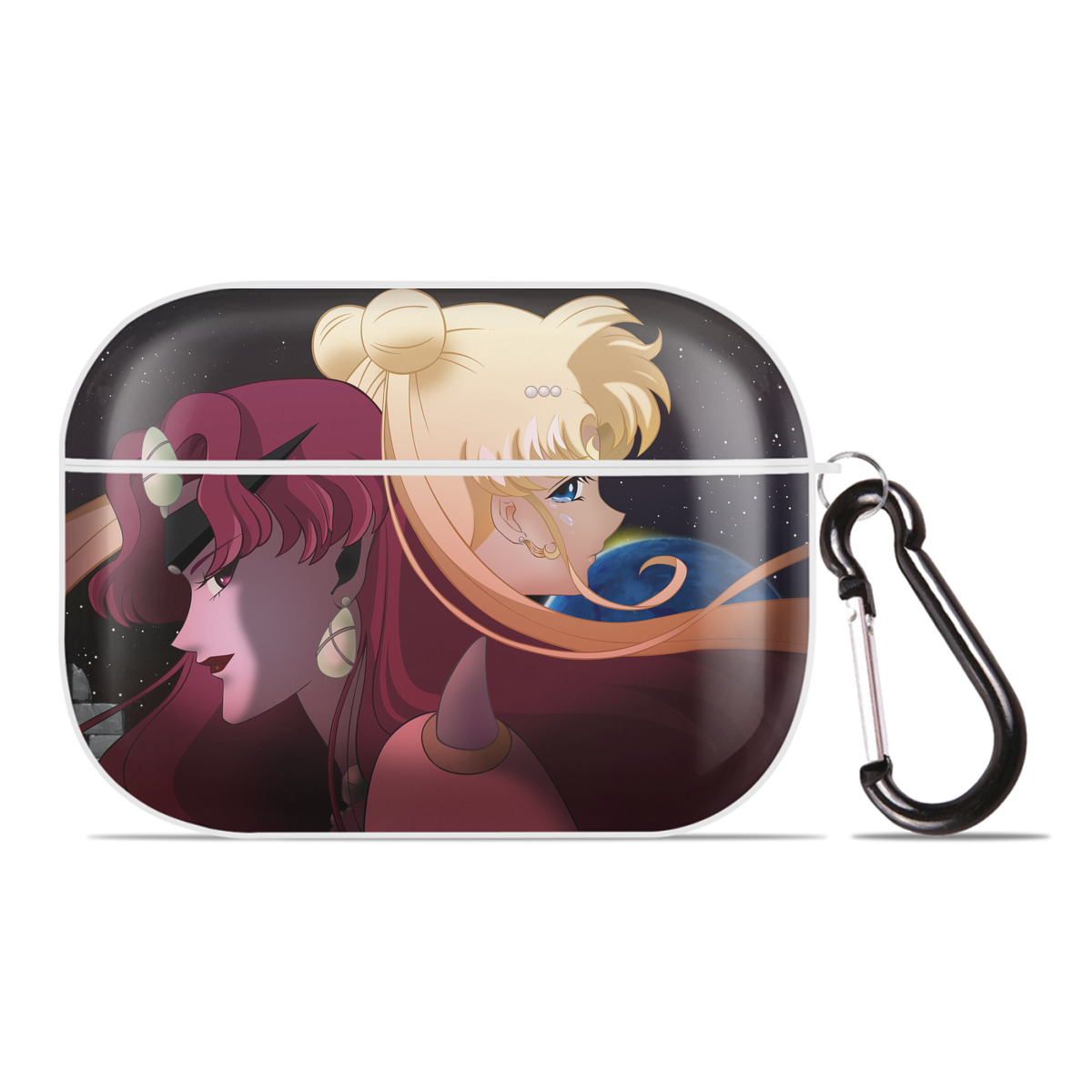 （画像用） 美少女戦士セーラームーン Sailor Moon 【AirPods Pro用】ハードシェル保護ケース 耐衝撃・防指紋・カラビナ付き商品仕様