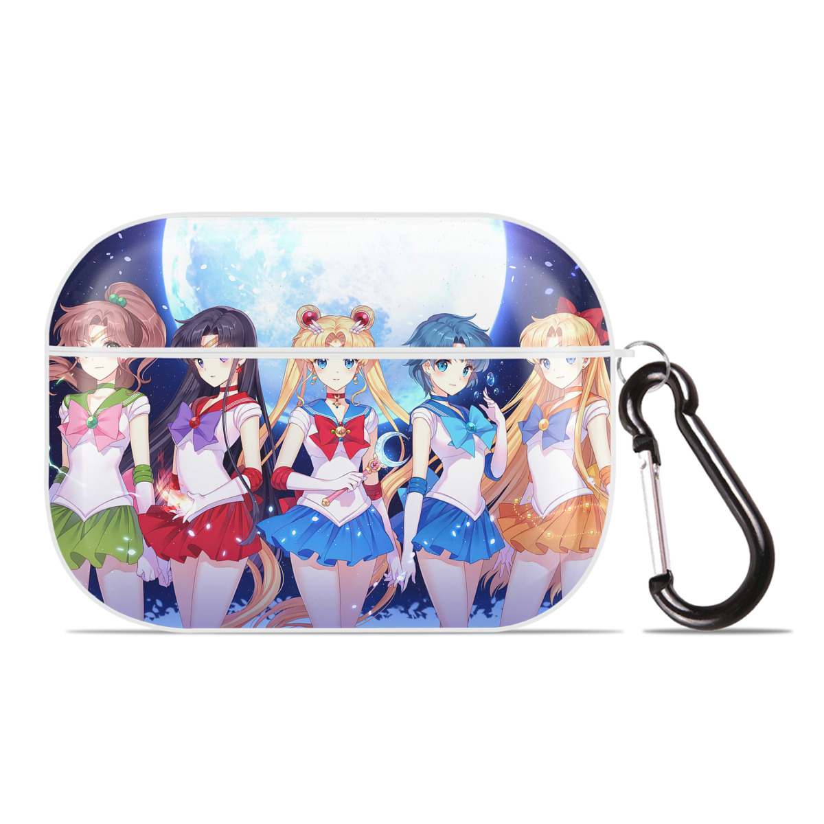（画像用） 美少女戦士セーラームーン Sailor Moon 【AirPods Pro用】ハードシェル保護ケース 耐衝撃・防指紋・カラビナ付き商品仕様